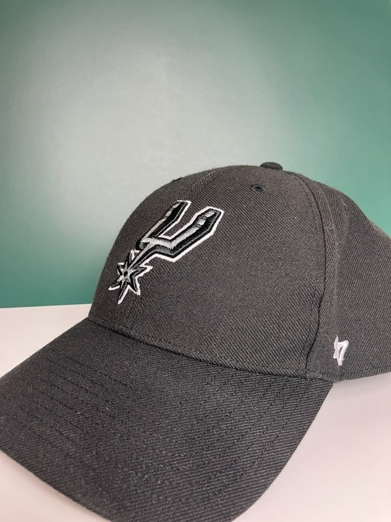 ‘47 Brand Other - 🏀 Spurs Black Baseball Cap- Hat Basketball NBA  - Good Preowned One Size